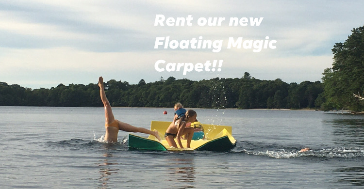 Rent our new Floating Magic Carpet!