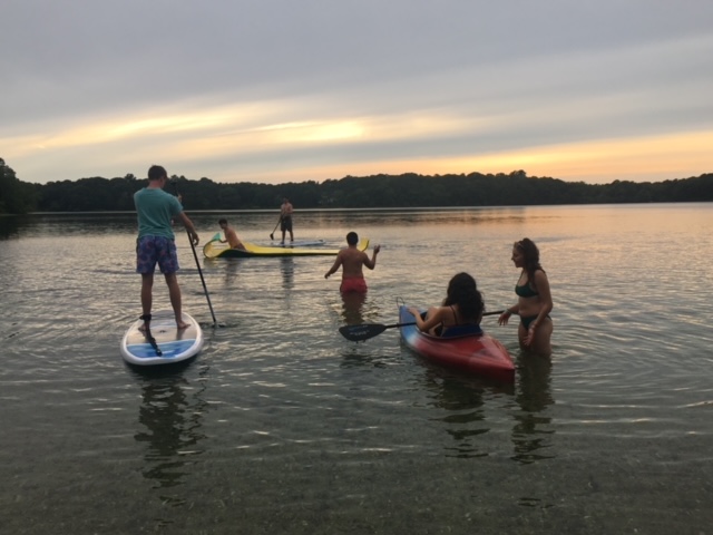 Sunset paddle